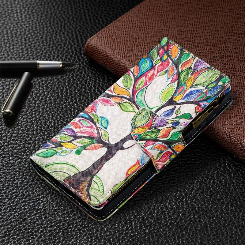 Custodia in pelle Xiaomi Mi 10T Lite Tasca Per Albero Con Cerniera