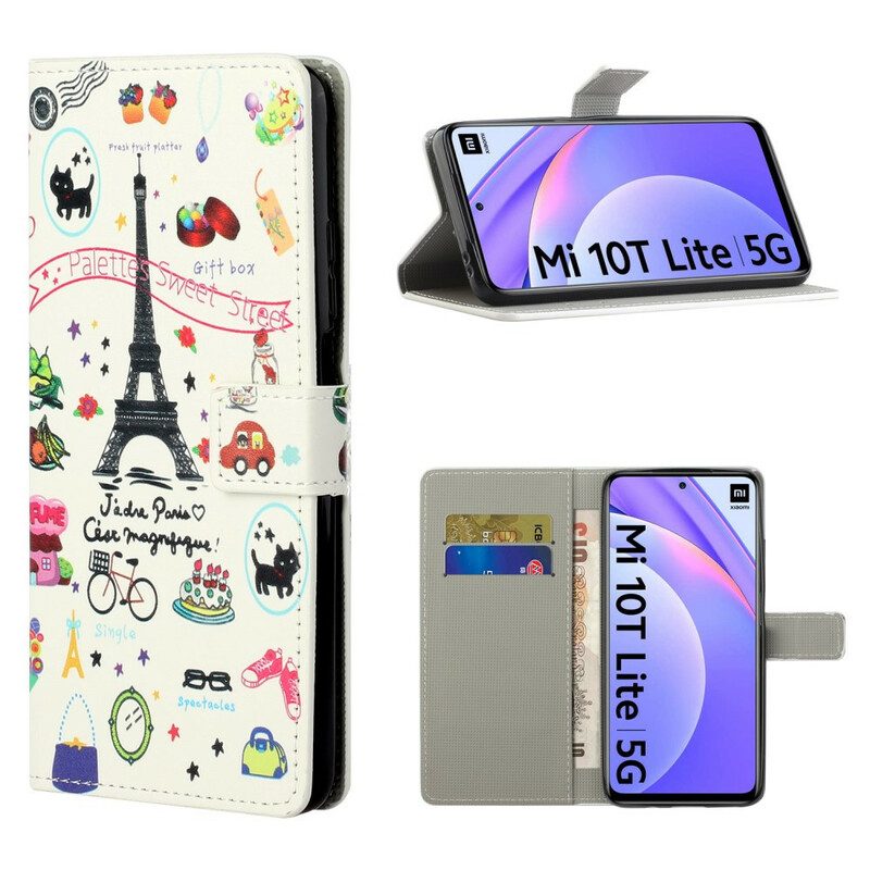 Folio Cover Xiaomi Mi 10T Lite Amo Parigi