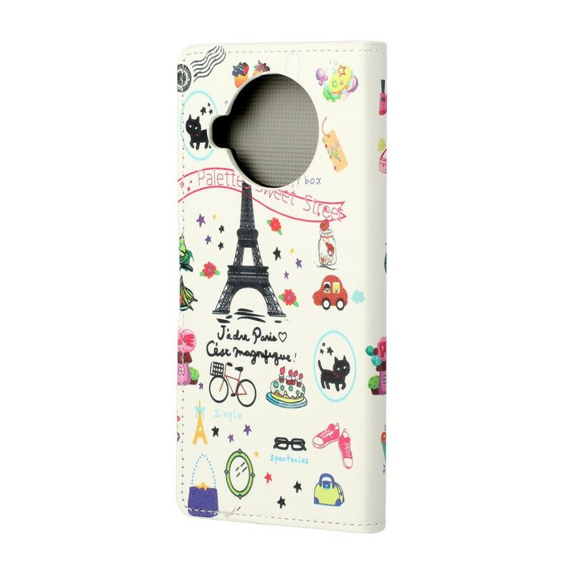 Folio Cover Xiaomi Mi 10T Lite Amo Parigi