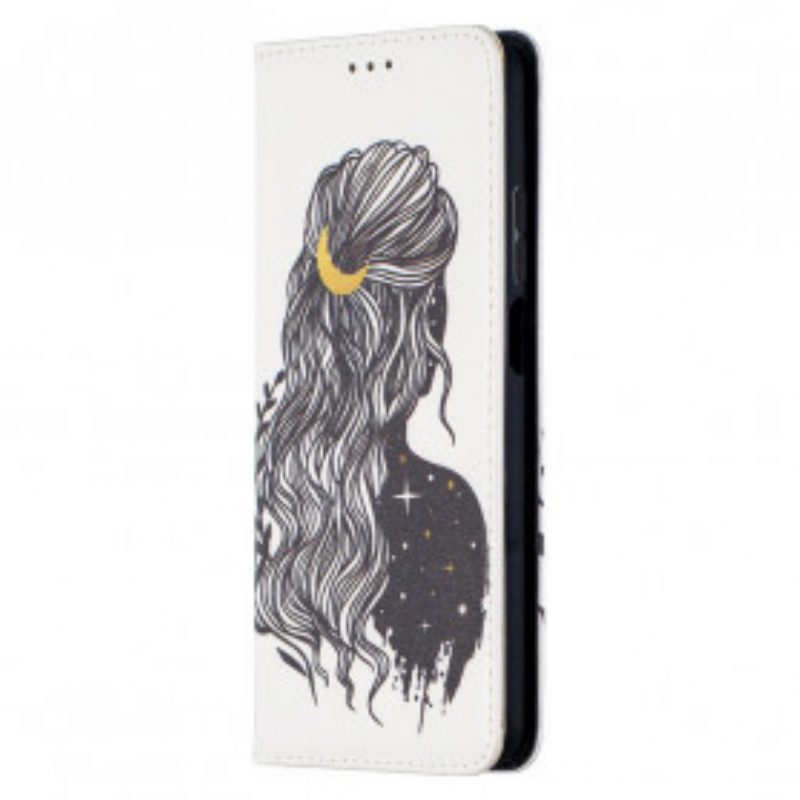 Folio Cover Xiaomi Mi 10T Lite Custodia in pelle Bei Capelli