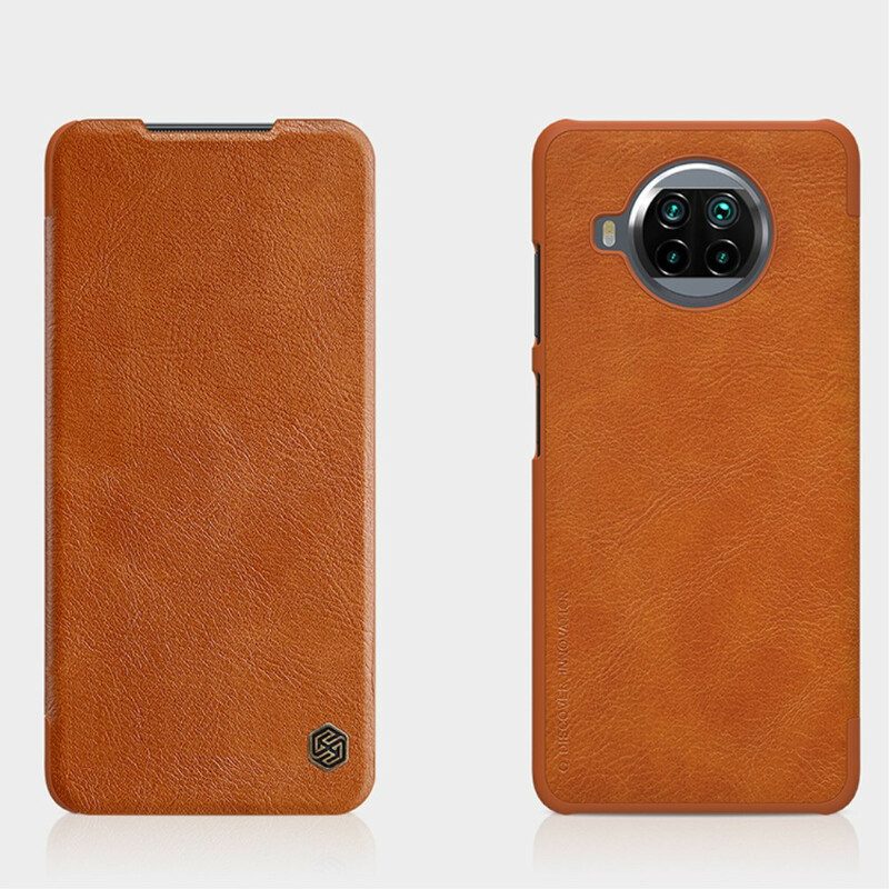 Folio Cover Xiaomi Mi 10T Lite Custodia in pelle Serie Nillkin Qin