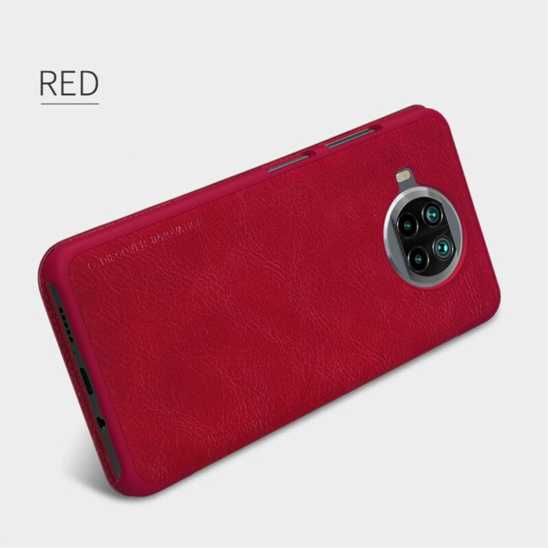 Folio Cover Xiaomi Mi 10T Lite Custodia in pelle Serie Nillkin Qin