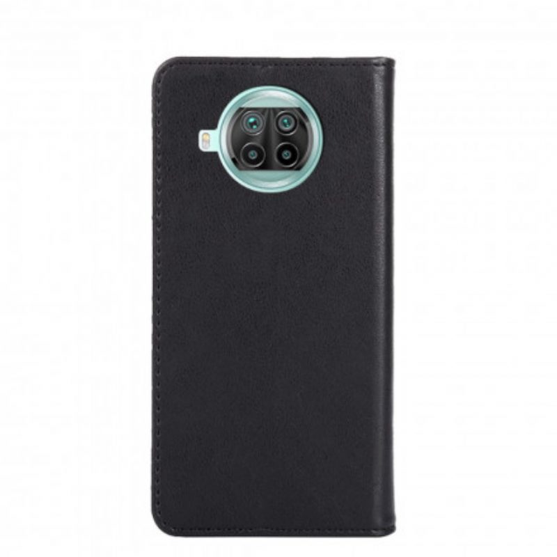 Folio Cover Xiaomi Mi 10T Lite Custodia in pelle Stile In Pelle Con Rivetto