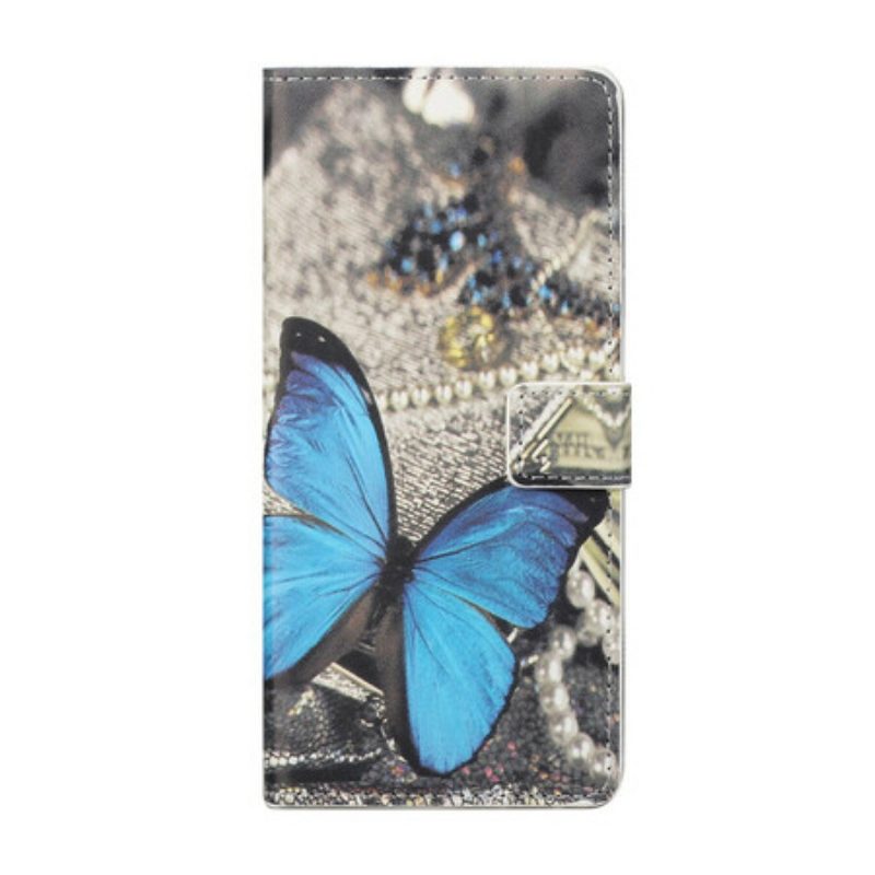 Folio Cover Xiaomi Mi 10T Lite Farfalla Blu