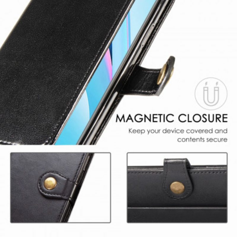 Folio Cover Xiaomi Mi 10T Lite Fermaglio D'epoca