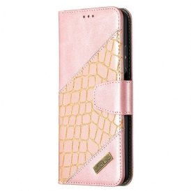 Folio Cover Xiaomi Mi 10T Lite Pelle Di Coccodrillo