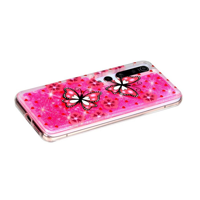 Cover Xiaomi Mi 10 / 10 Pro Farfalle Di Paillettes