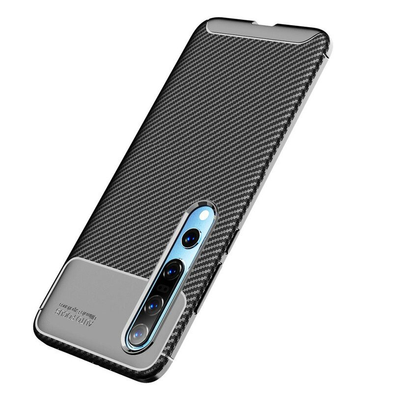 Cover Xiaomi Mi 10 / 10 Pro Fibra Di Carbonio Flessibile