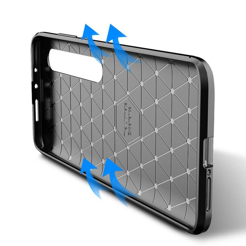 Cover Xiaomi Mi 10 / 10 Pro Fibra Di Carbonio Flessibile