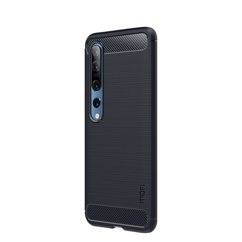 Cover Xiaomi Mi 10 / 10 Pro Fibra Di Carbonio Spazzolata Mofi