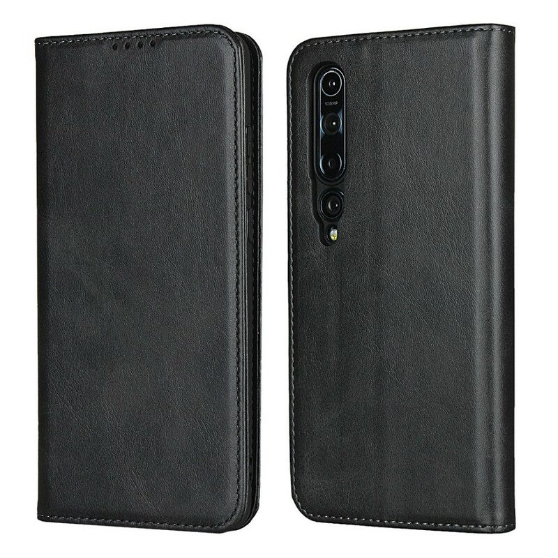 Folio Cover Xiaomi Mi 10 / 10 Pro Custodia in pelle Pelle Crosta Eleganza