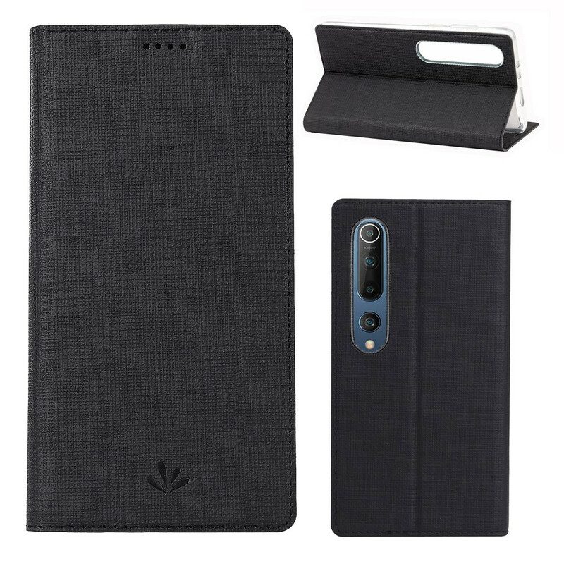 Folio Cover Xiaomi Mi 10 / 10 Pro Custodia in pelle Vili Dmx Testurizzato