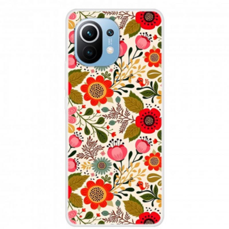 Cover Xiaomi Mi 11 (5G) Arazzo Floreale