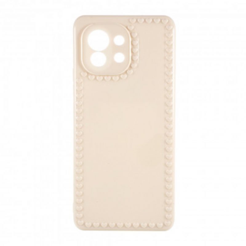 Cover Xiaomi Mi 11 (5G) Cuori In Silicone Flessibile