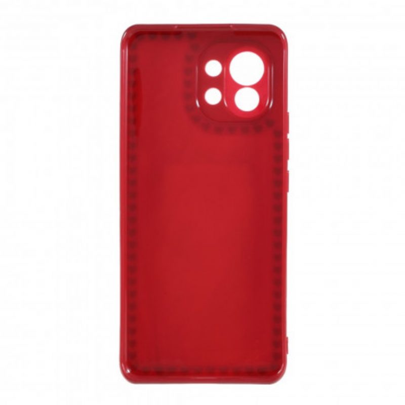 Cover Xiaomi Mi 11 (5G) Cuori In Silicone Flessibile