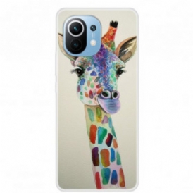 Cover Xiaomi Mi 11 (5G) Giraffa Colorata