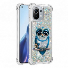 Cover Xiaomi Mi 11 (5G) Miss Owl Paillettes
