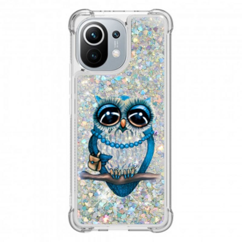 Cover Xiaomi Mi 11 (5G) Miss Owl Paillettes