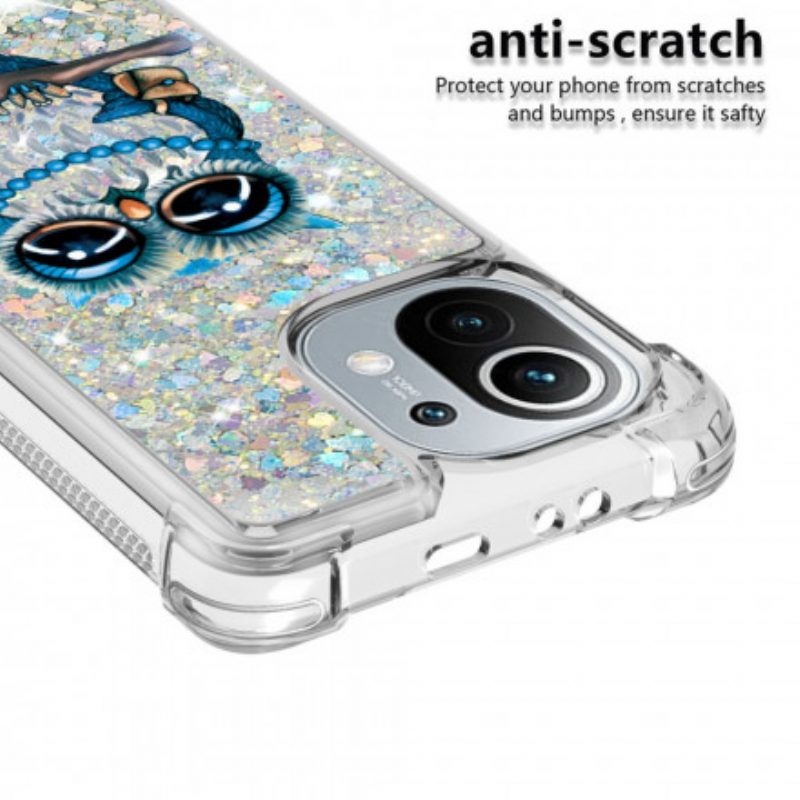 Cover Xiaomi Mi 11 (5G) Miss Owl Paillettes