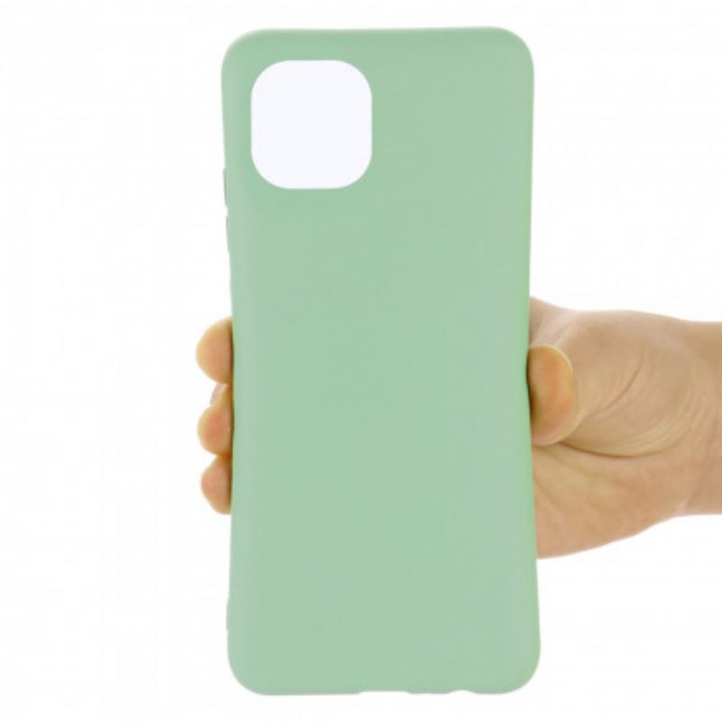 Cover Xiaomi Mi 11 (5G) Silicone Liquido Con Cordino