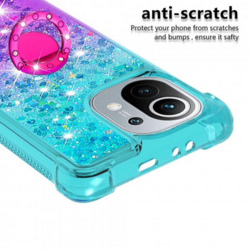 Cover Xiaomi Mi 11 (5G) Staffa Ad Anello Glitterata