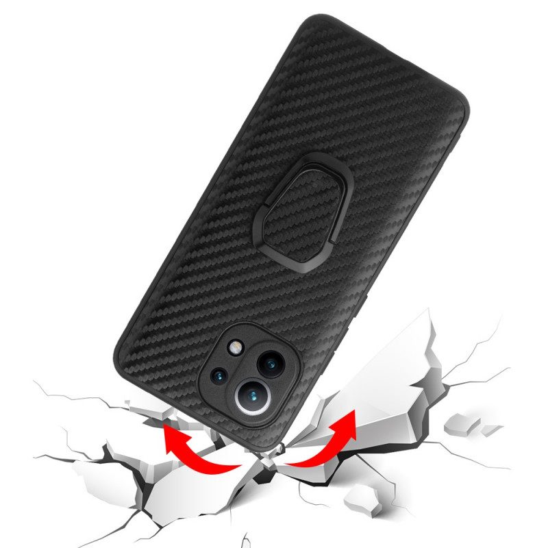 Cover Xiaomi Mi 11 (5G) Supporto Per Anello Stile Leopardo