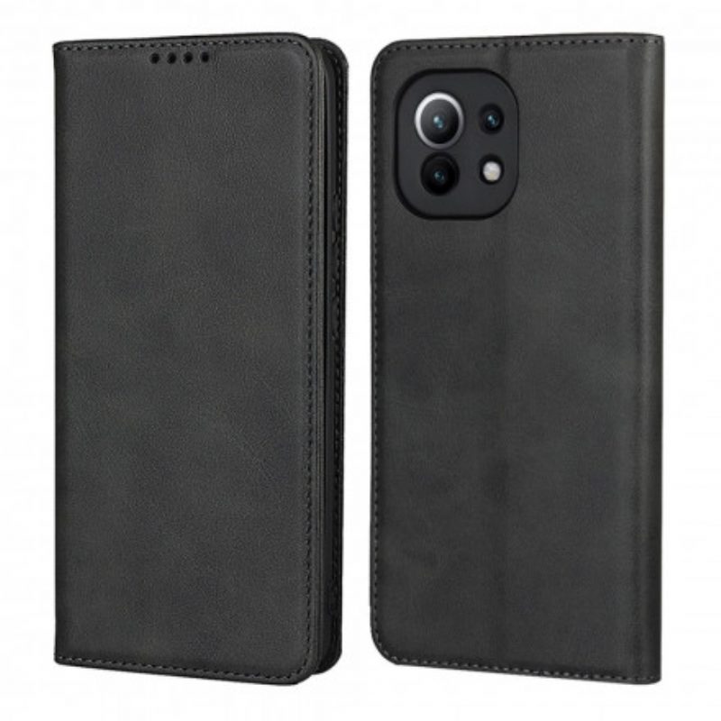 Folio Cover Xiaomi Mi 11 (5G) Custodia in pelle Design In Pelle Stile