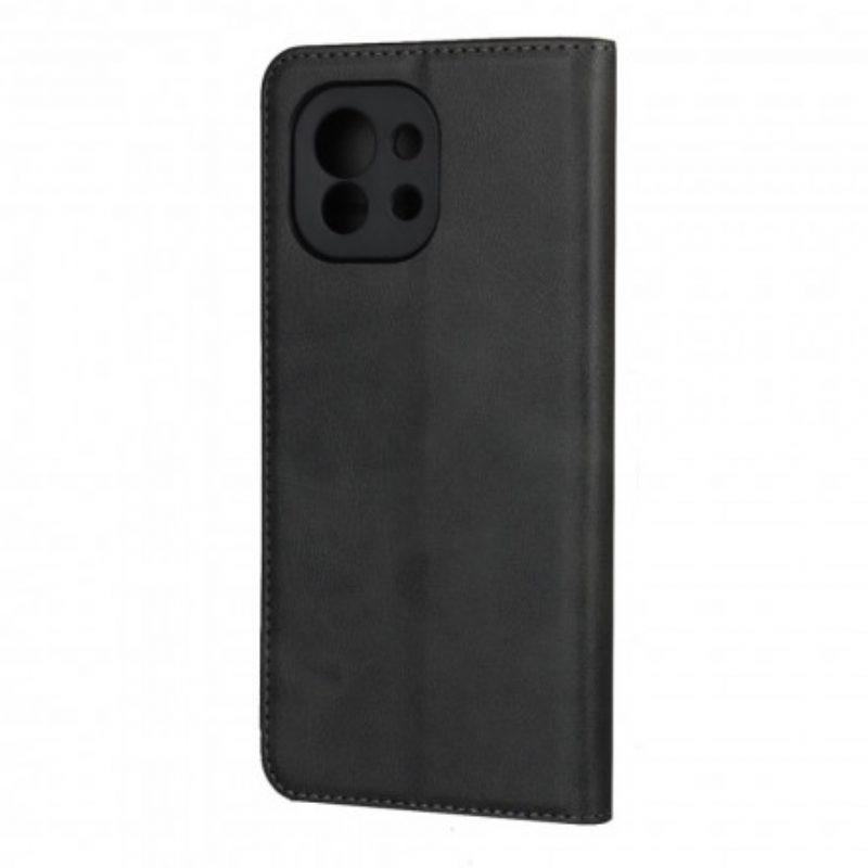 Folio Cover Xiaomi Mi 11 (5G) Custodia in pelle Design In Pelle Stile