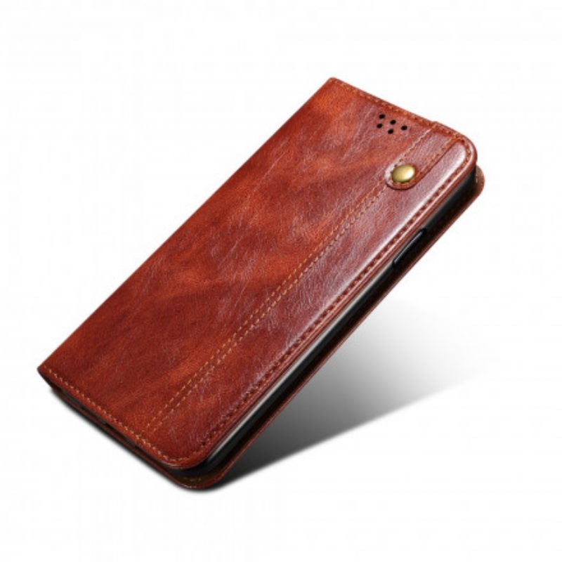 Folio Cover Xiaomi Mi 11 (5G) Custodia in pelle Ecopelle Cerata