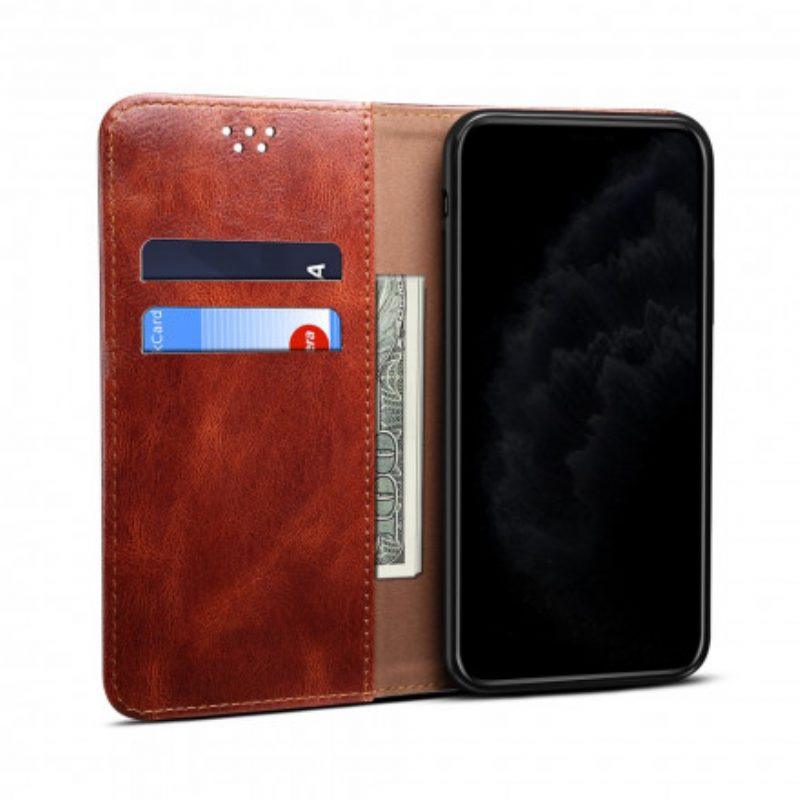 Folio Cover Xiaomi Mi 11 (5G) Custodia in pelle Ecopelle Cerata