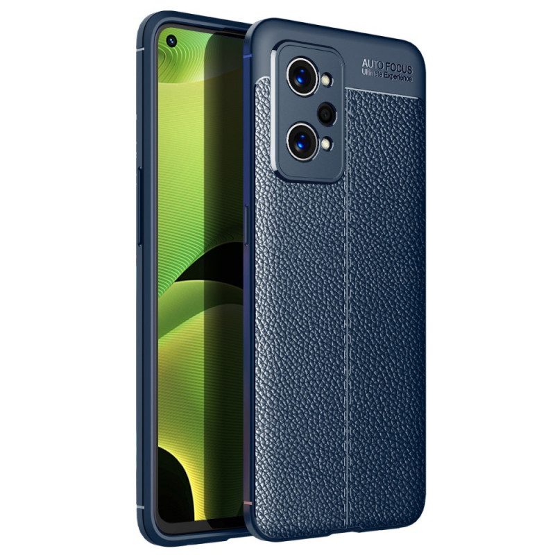 Cover Realme GT Neo 3T / Neo 2 Doppia Linea Litchi Effetto Pelle