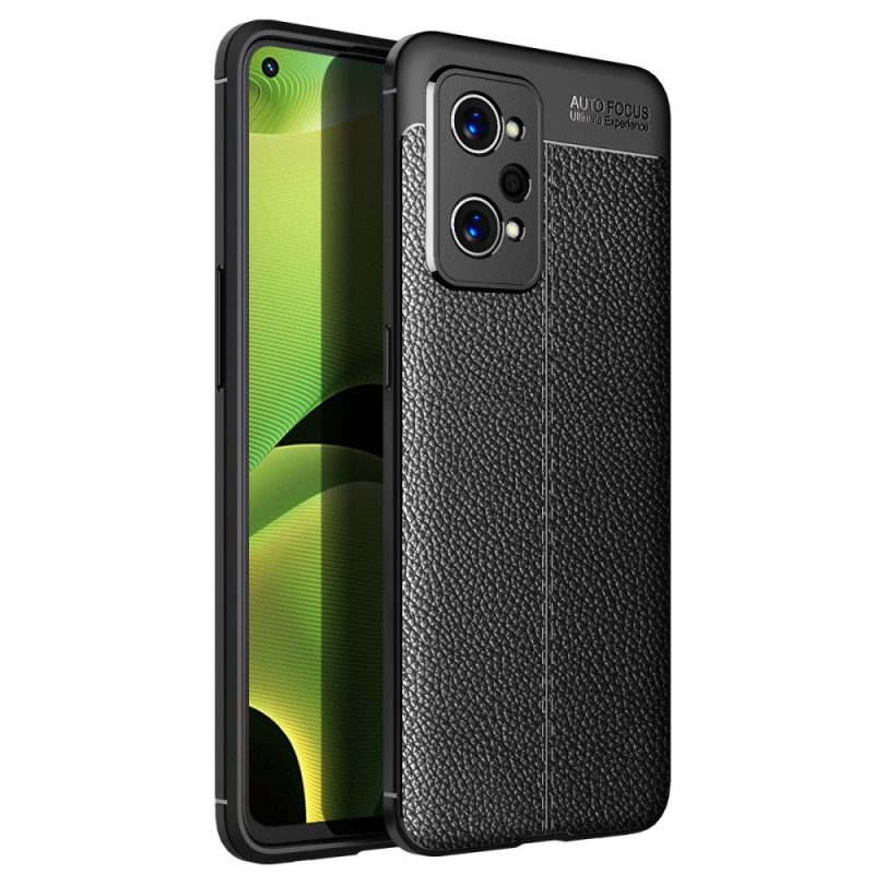 Cover Realme GT Neo 3T / Neo 2 Doppia Linea Litchi Effetto Pelle