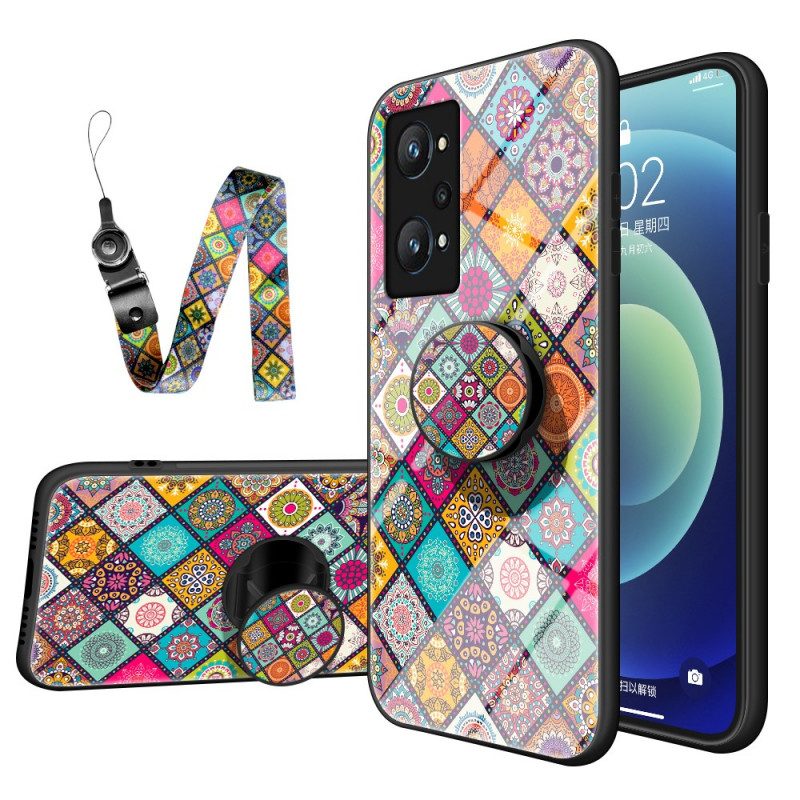 Cover Realme GT Neo 3T / Neo 2 Supporto Magnetico Patchwork