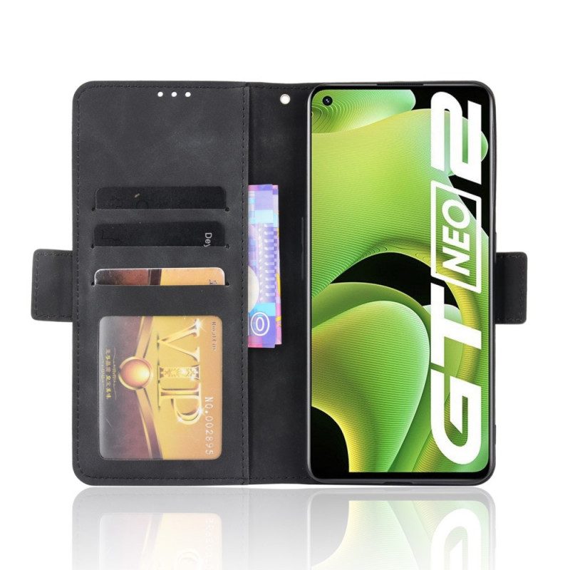 Custodia in pelle Realme GT Neo 3T / Neo 2 Classe Premier Multi-carta