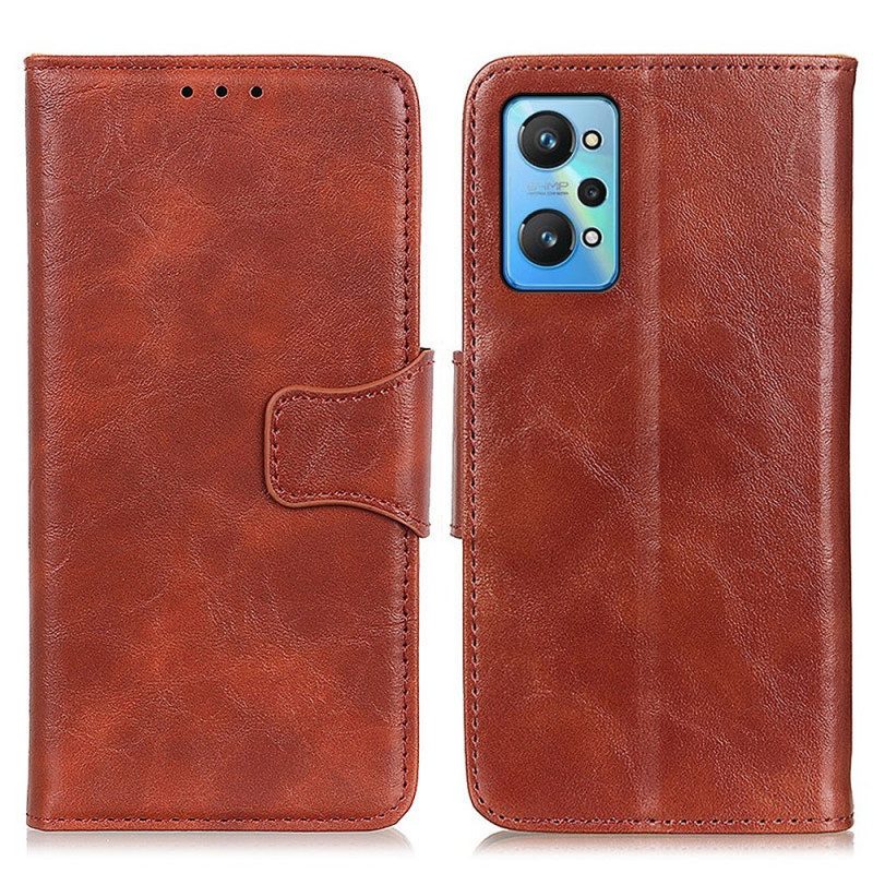 Custodia in pelle Realme GT Neo 3T / Neo 2 Folio Cover Texture Flap Magnetico