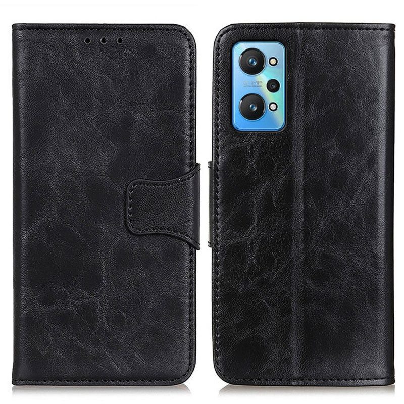 Custodia in pelle Realme GT Neo 3T / Neo 2 Folio Cover Texture Flap Magnetico