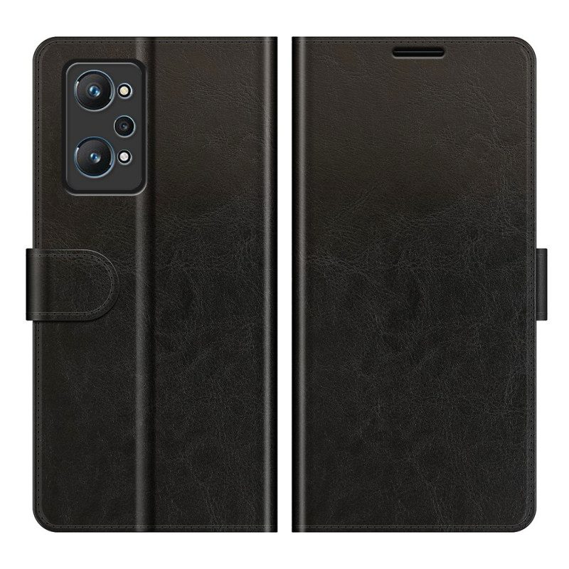 Folio Cover Realme GT Neo 3T / Neo 2 Effetto Pelle Di Design