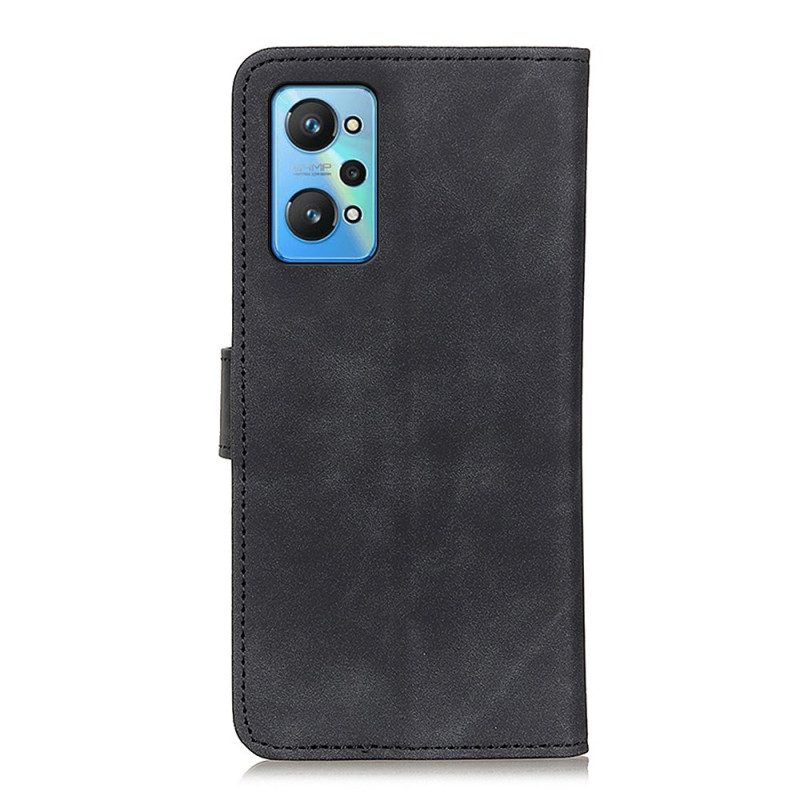 Folio Cover Realme GT Neo 3T / Neo 2 Effetto Pelle Opaca Vintage Khazneh