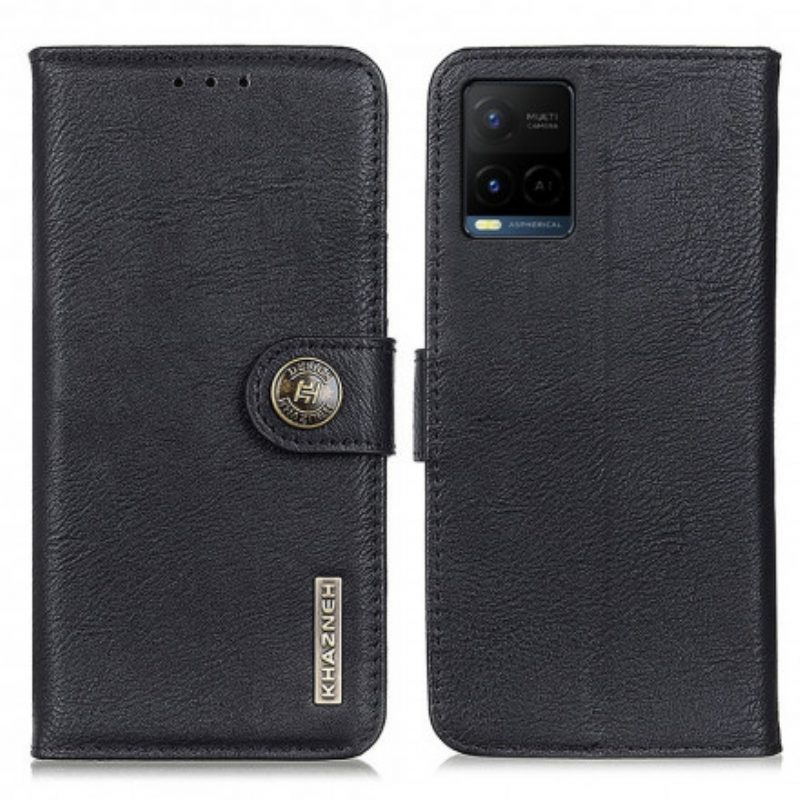 Folio Cover Vivo Y21 Similpelle Khazneh