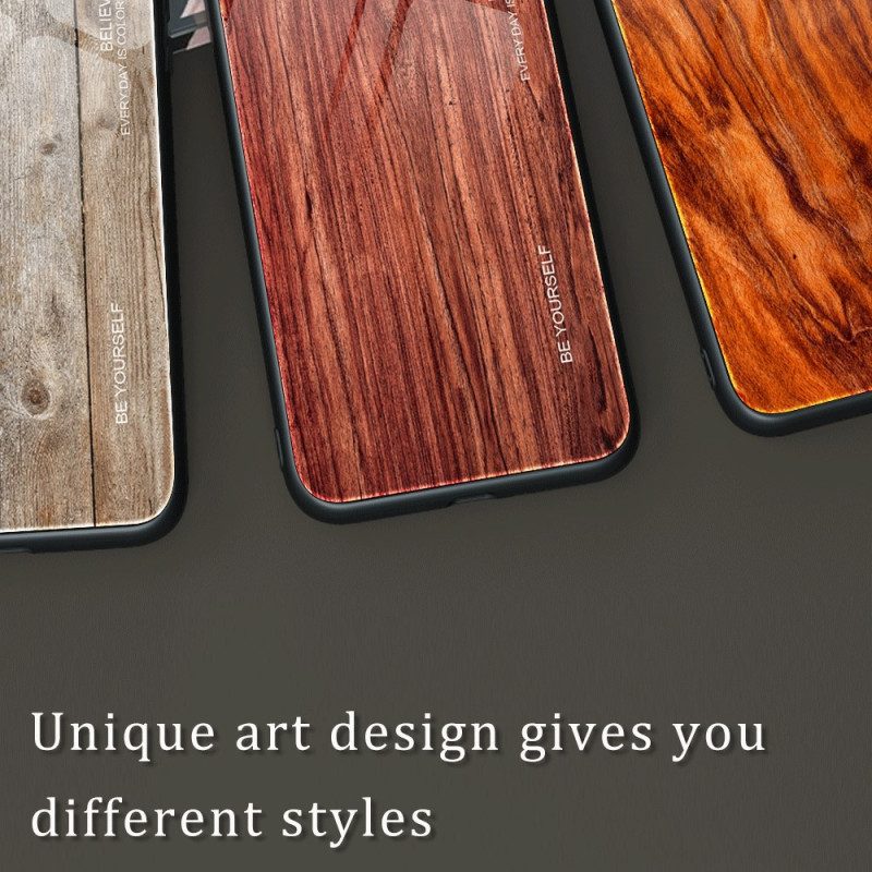 Cover Xiaomi Redmi Note 12 Pro Design In Legno Vetro Temperato