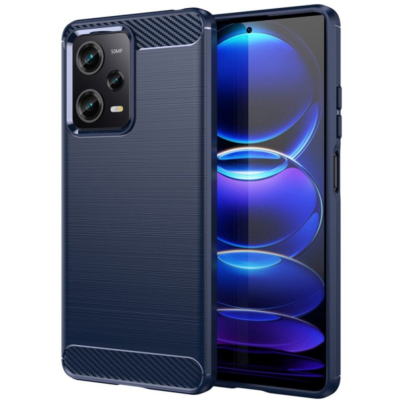 Cover Xiaomi Redmi Note 12 Pro Fibra Di Carbonio Spazzolata