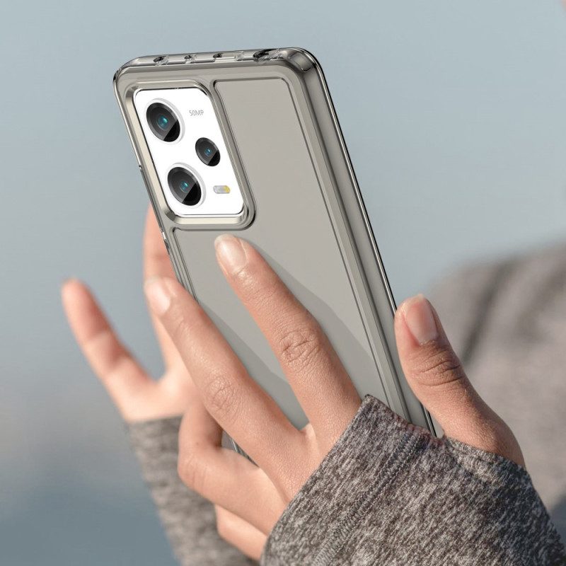 Cover Xiaomi Redmi Note 12 Pro Serie Di Caramelle Trasparenti