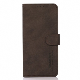 Custodia A Portafoglio Xiaomi Redmi Note 12 Pro Khazneh Moda Effetto Pelle