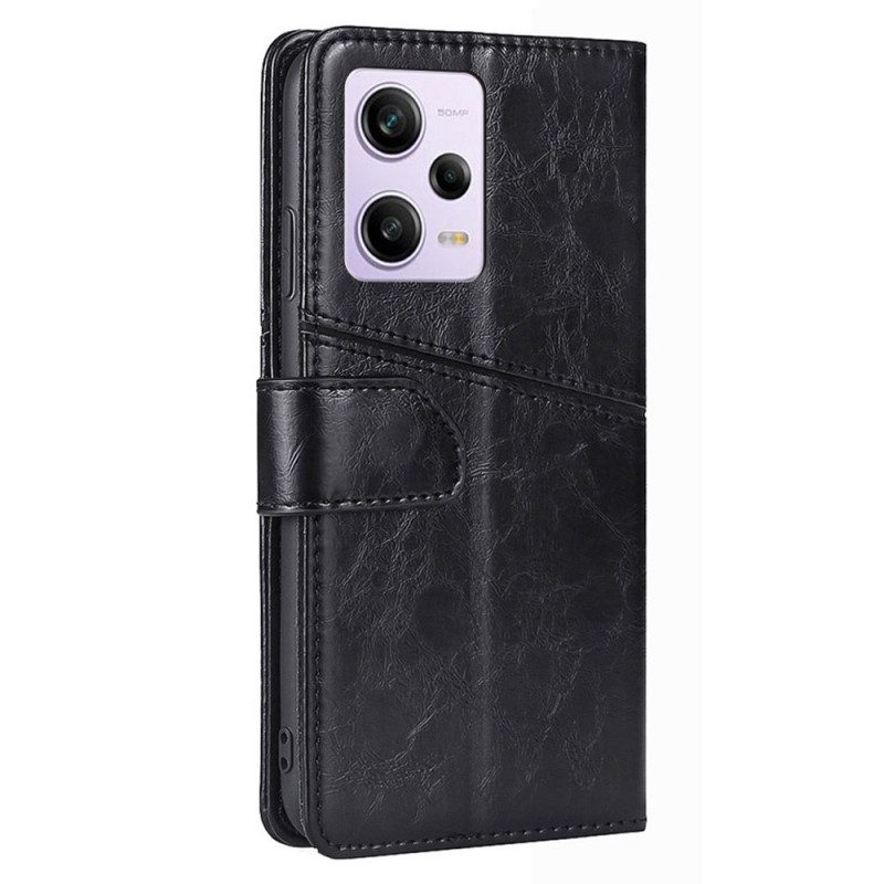 Custodia in pelle Xiaomi Redmi Note 12 Pro Design D'epoca