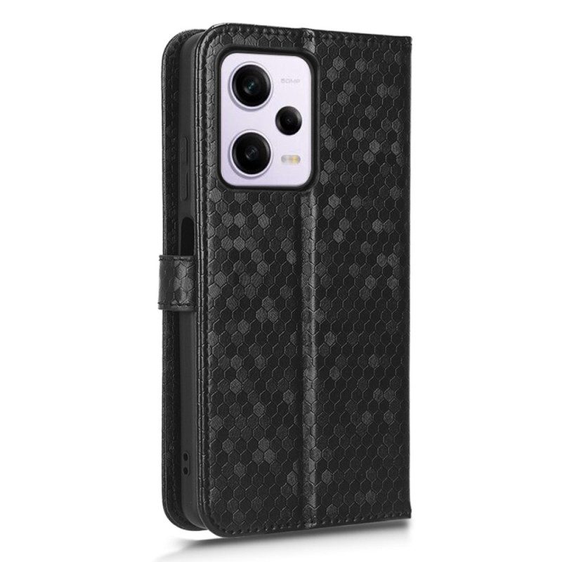 Custodia in pelle Xiaomi Redmi Note 12 Pro Modello 3d Strappy