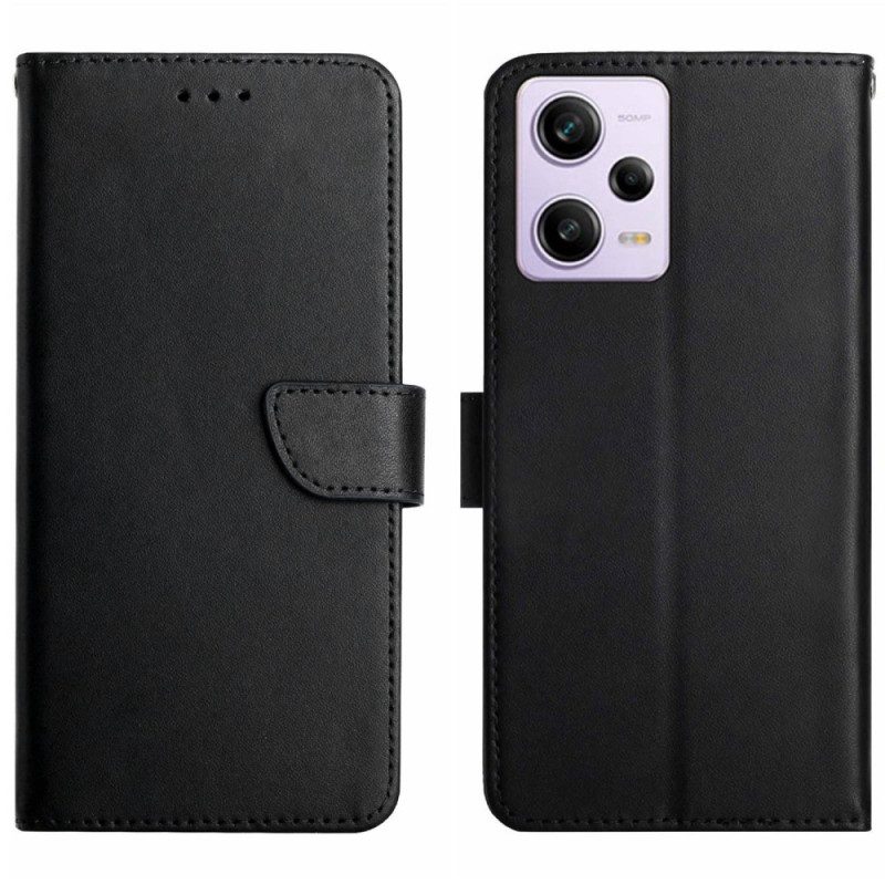 Custodia in pelle Xiaomi Redmi Note 12 Pro Vera Pelle Nappa