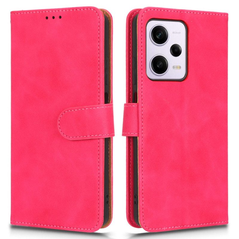 Custodia in pelle Xiaomi Redmi Note 12 Pro Vintage Con Cordino