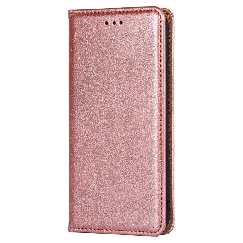 Folio Cover Xiaomi Redmi Note 12 Pro Custodia in pelle Cuciture In Ecopelle