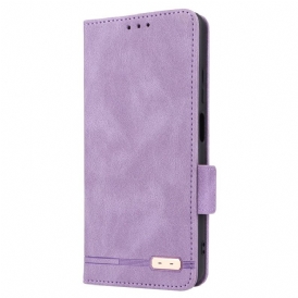 Folio Cover Xiaomi Redmi Note 12 Pro Custodia in pelle Elegante Effetto Pelle