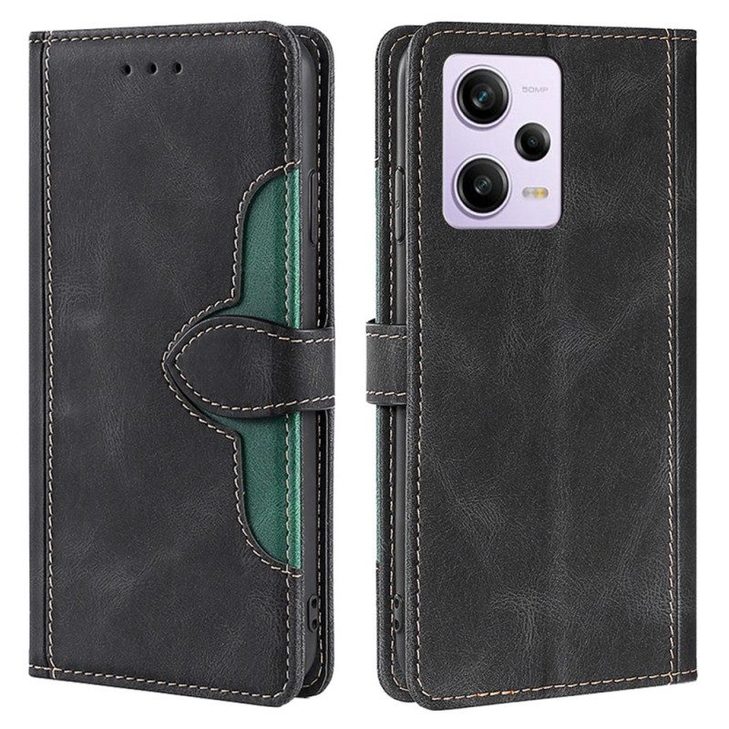 Folio Cover Xiaomi Redmi Note 12 Pro Floreale Bicolore